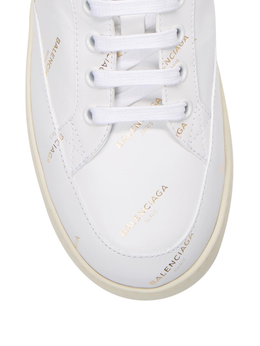 balenciaga-whitegold-All-Over-Logo-Base-Sneakers