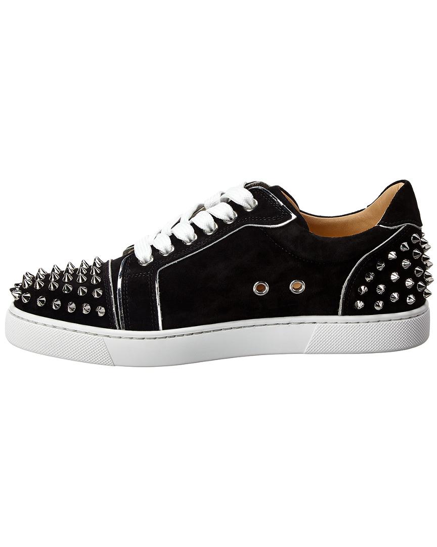 louboutin sneaker suede