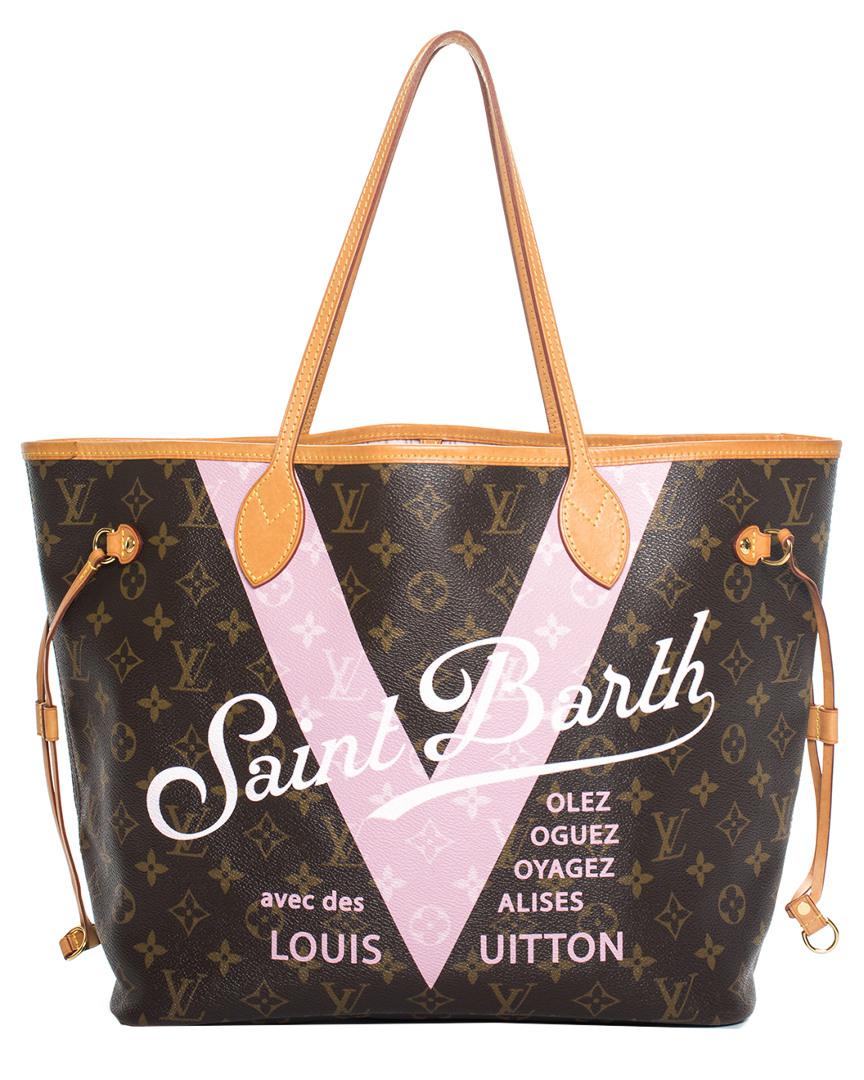 Louis Vuitton Limited Edition V Saint Barth Monogram Canvas Neverfull Mm