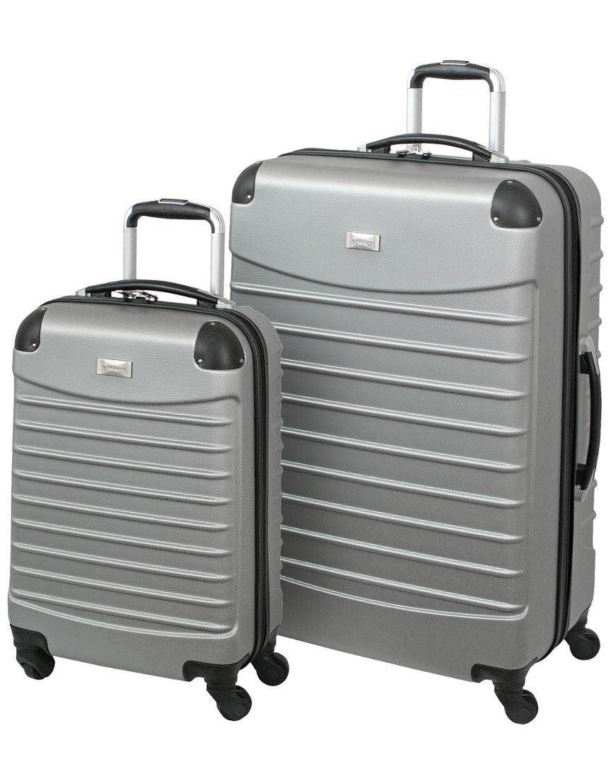 Geoffrey Beene Hardside 2pc Luggage Set in Gray Lyst