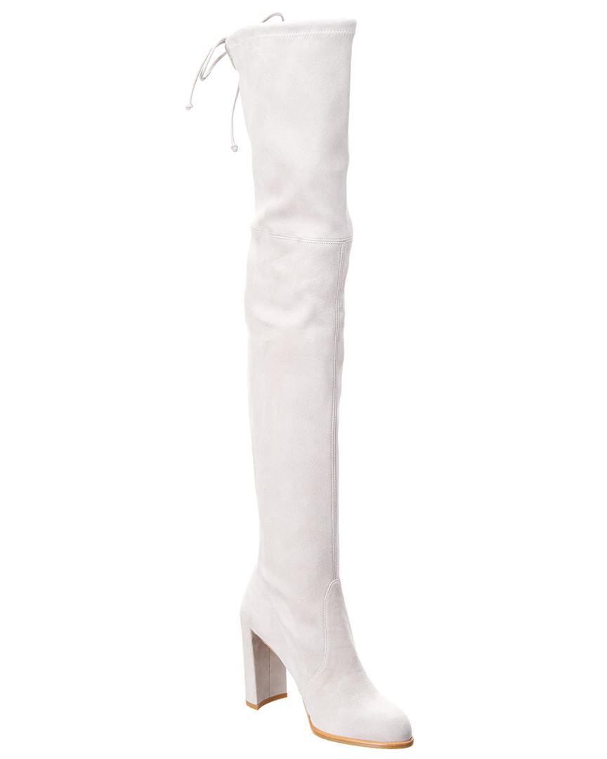 white over the knee boot