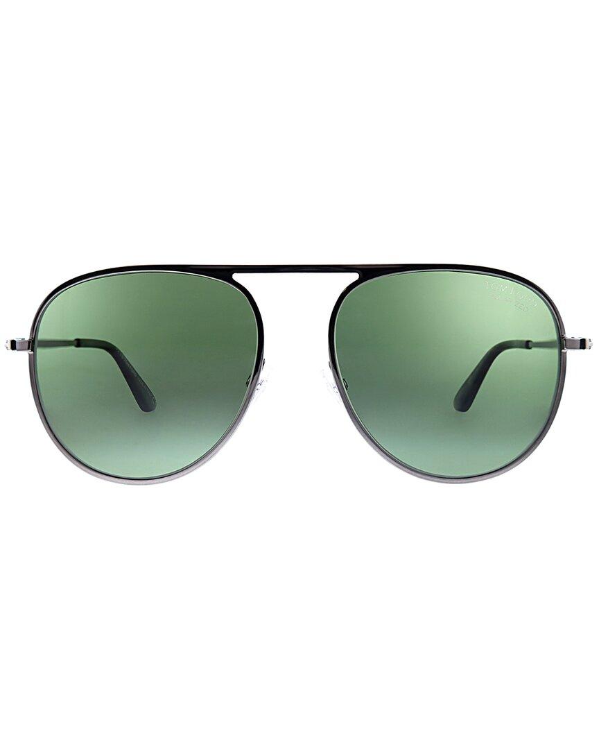 Tom Ford Jason 57mm Sunglasses in Green for Men | Lyst