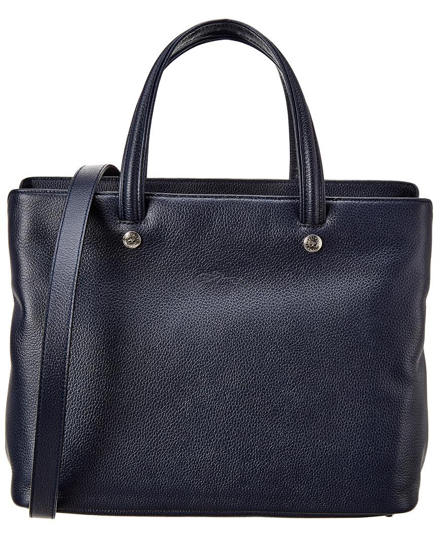Longchamp le foulonne leather hotsell tote