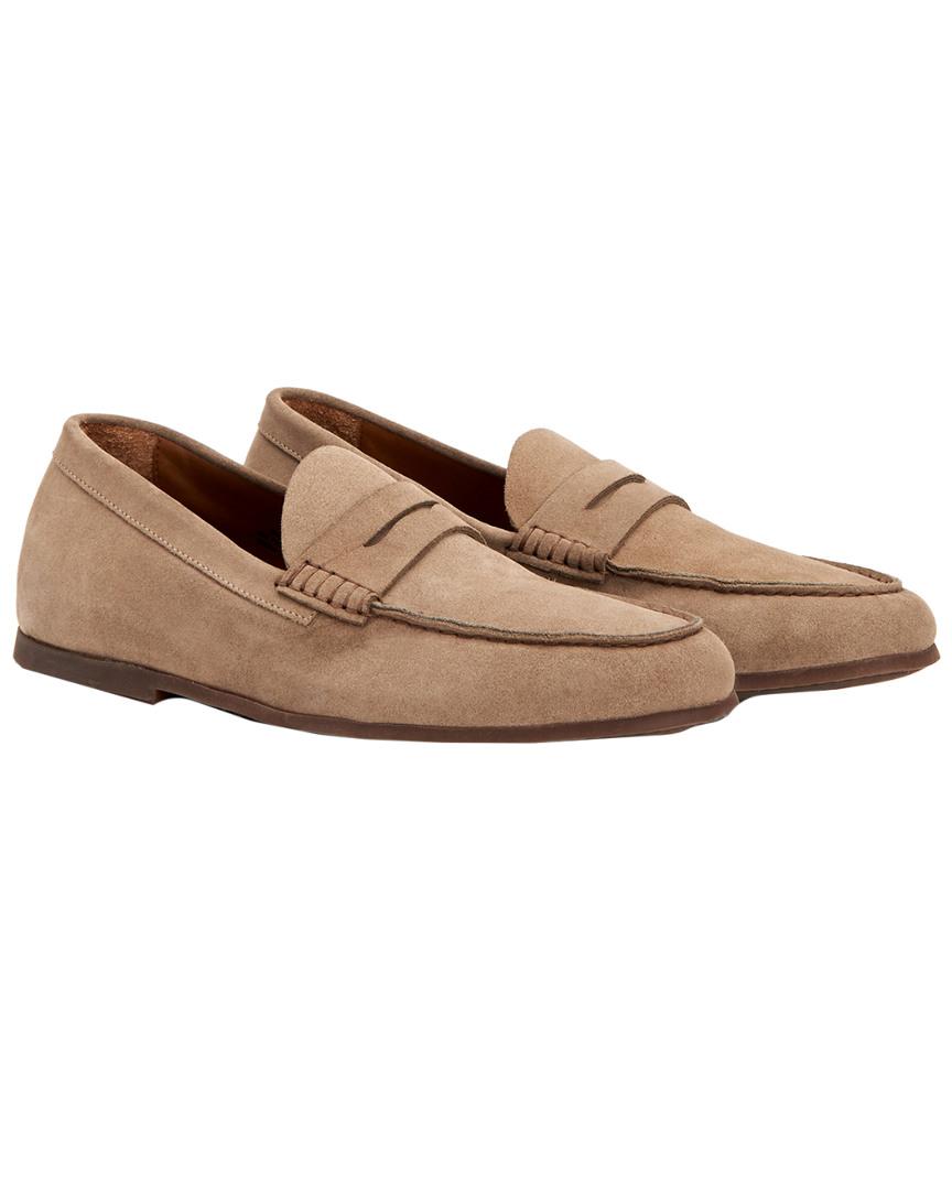 aquatalia suede loafers