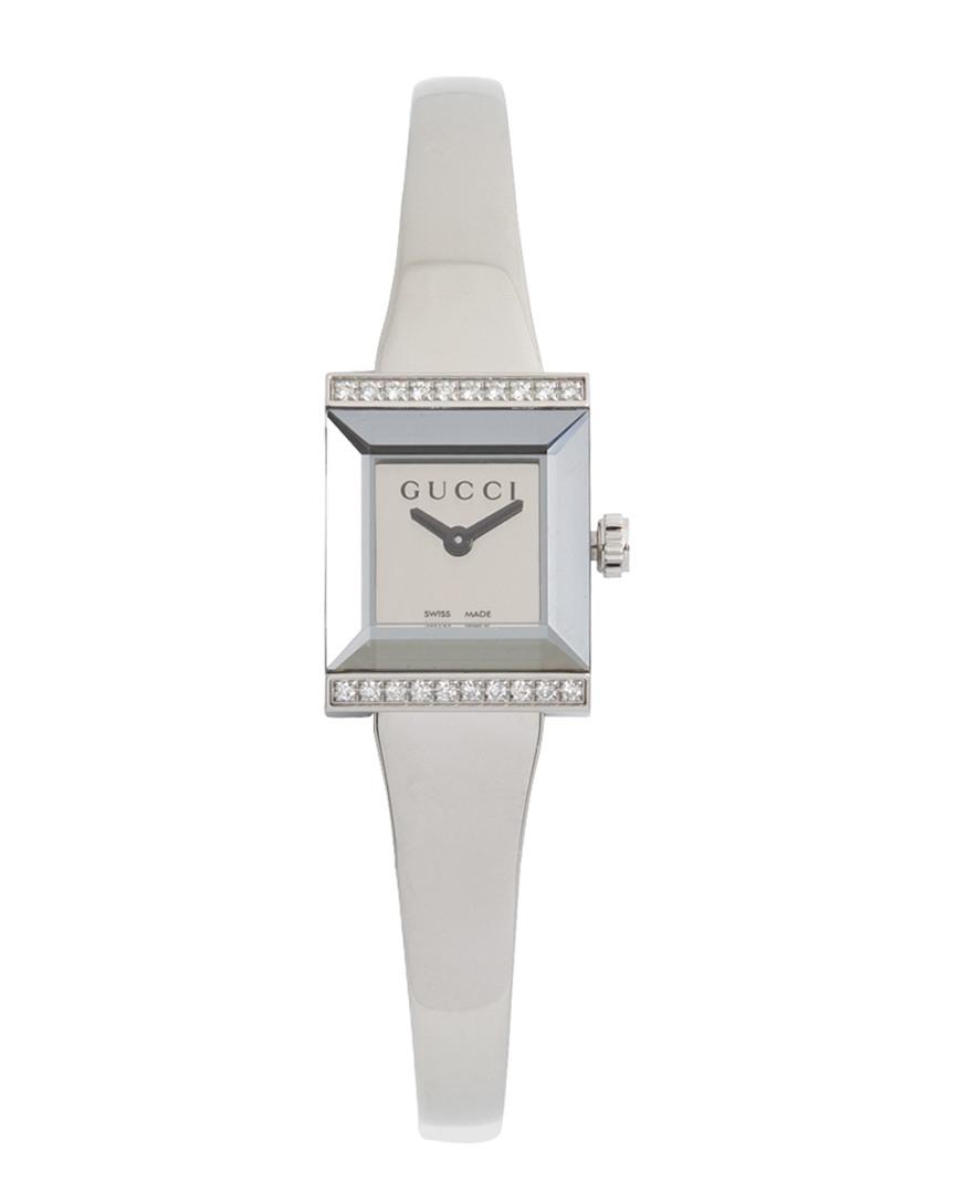 Gucci 'g-frame' Diamond Watch | Lyst