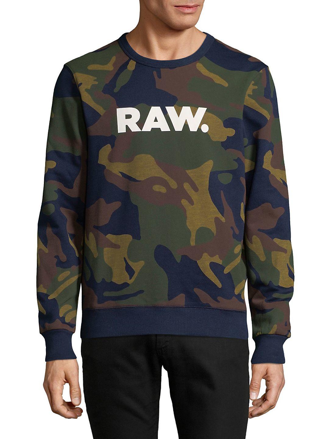 g star raw camo sweatshirt