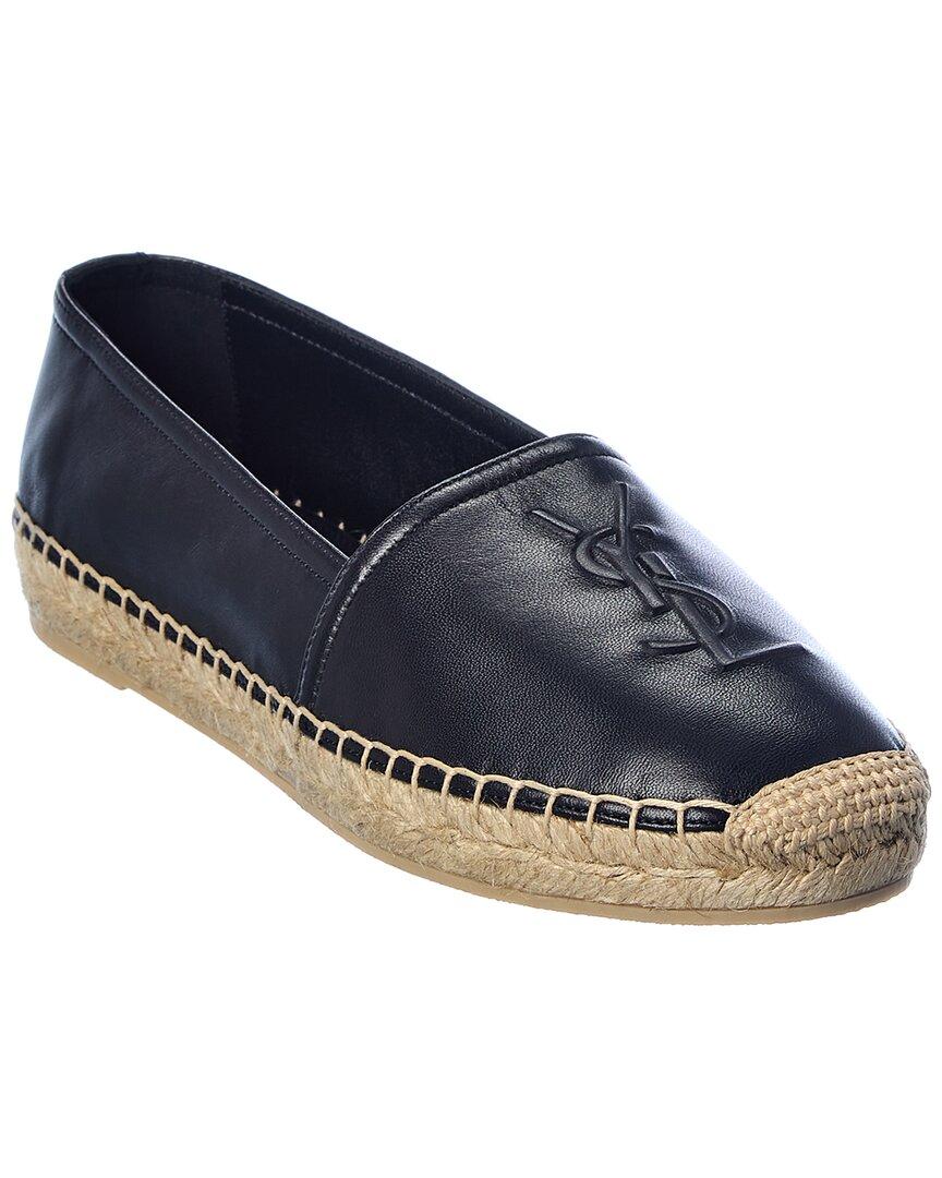 leather espadrilles womens