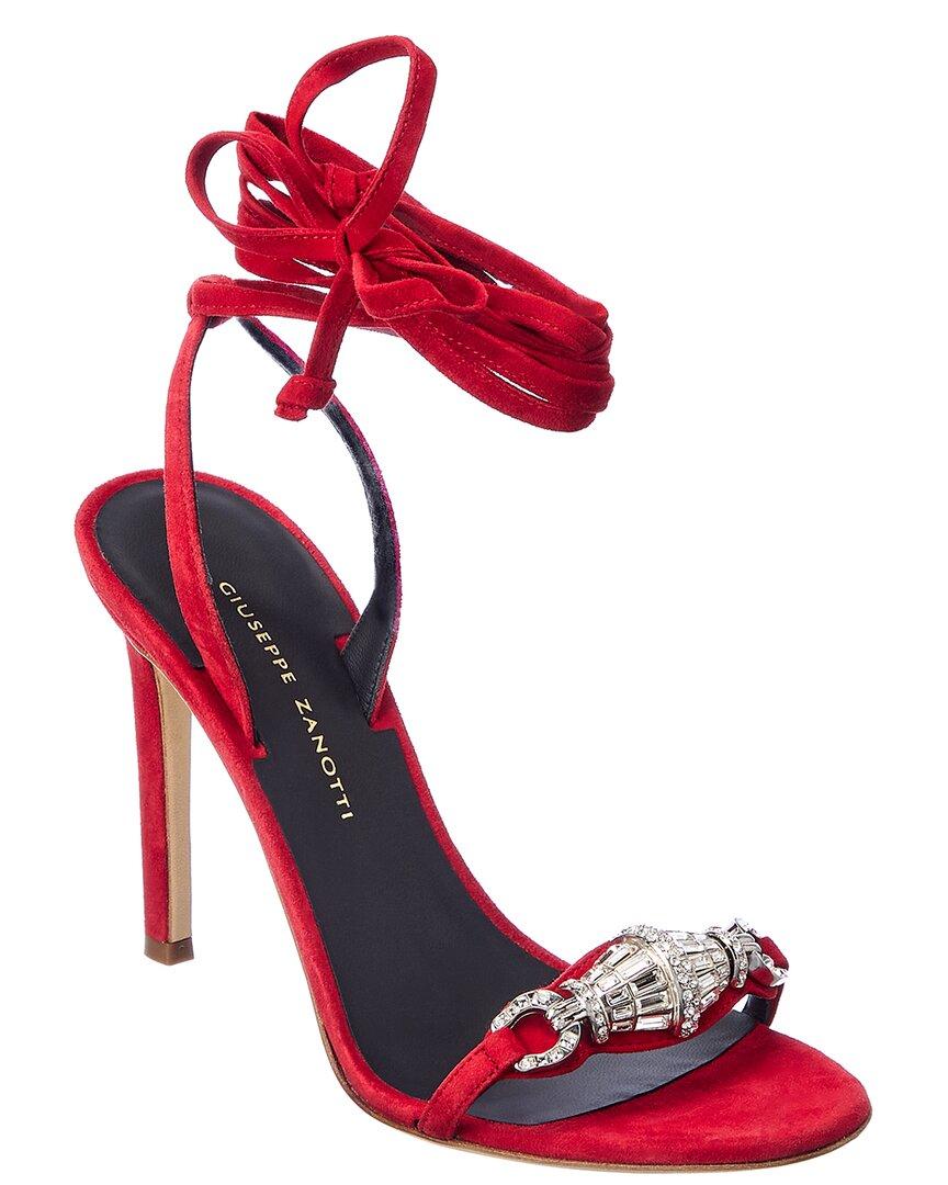 Giuseppe zanotti red sandals 2025