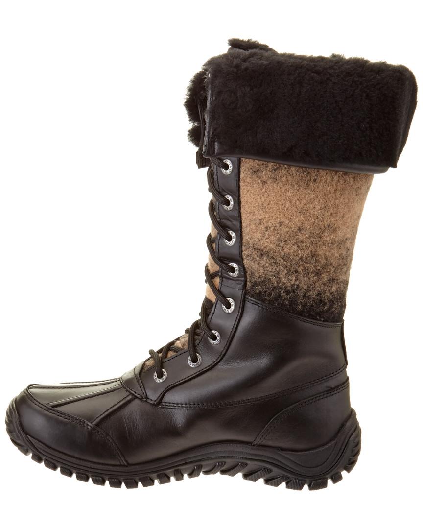 ugg women's adirondack waterproof leather tall boot