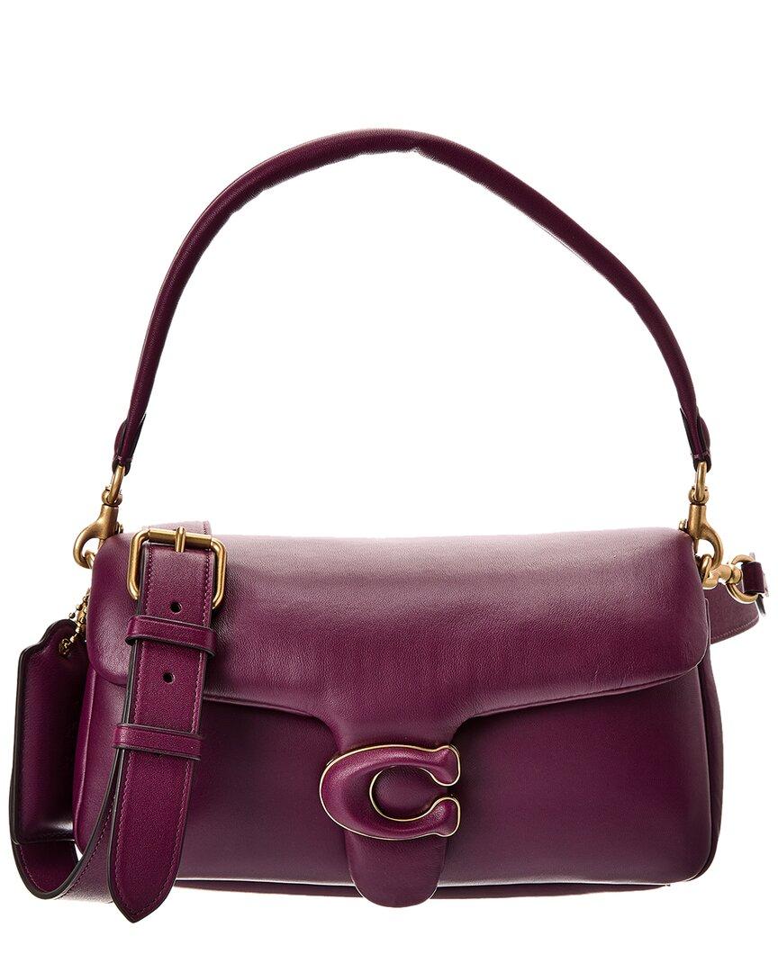 COACH Tabby Pillow Leather Shoulder Bag in Purple Lyst