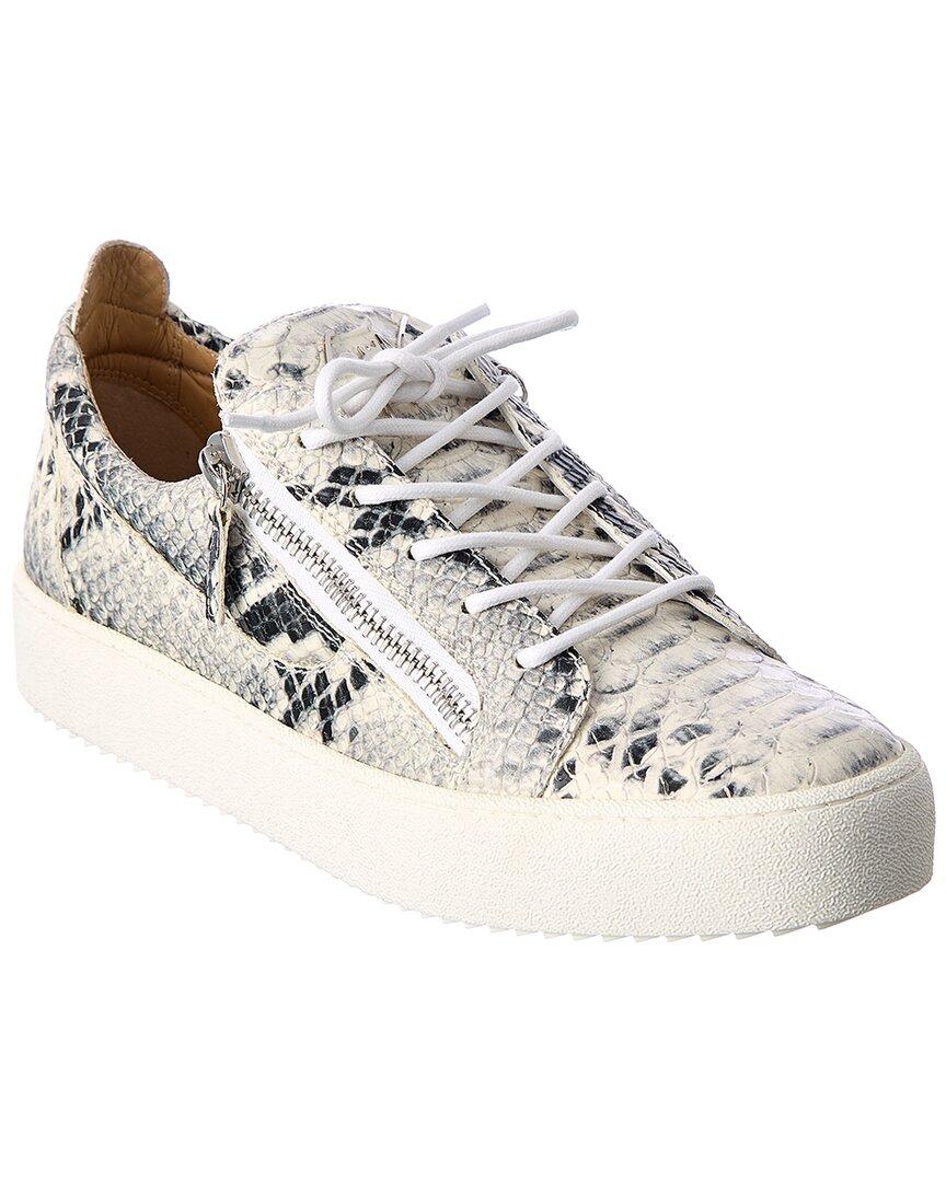 Giuseppe zanotti leather sneakers store