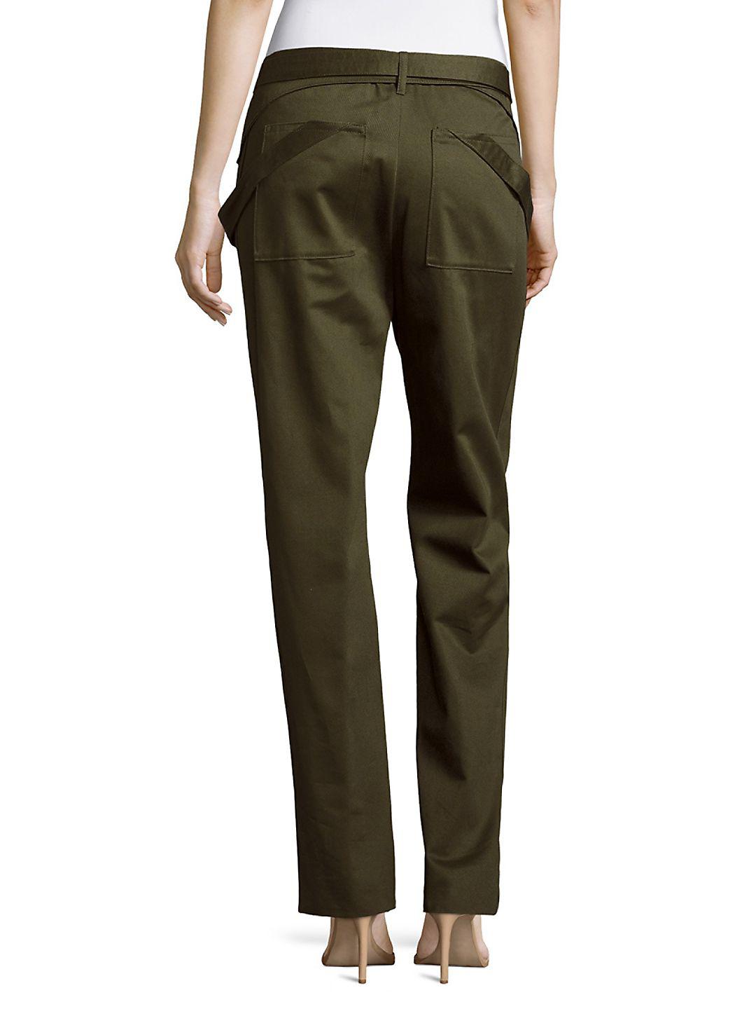Balenciaga Cotton Sixpocket Cargo Pants in Khaki (Green) Lyst