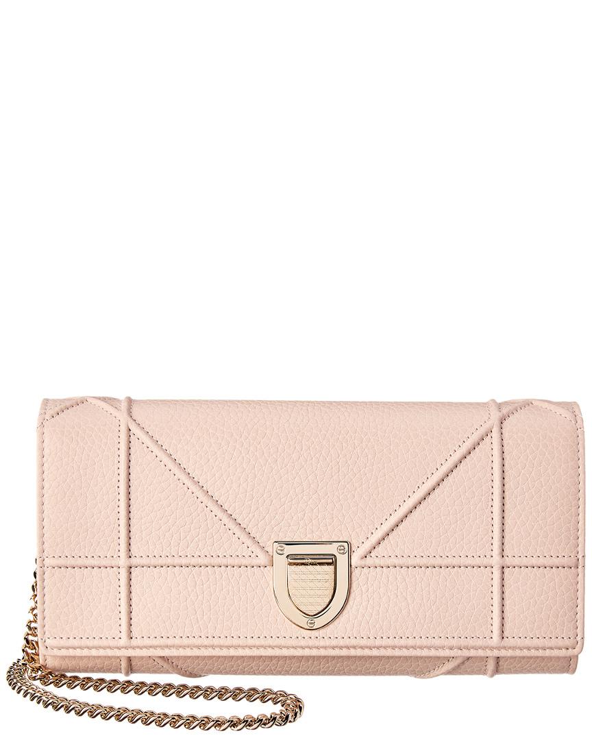 dior pink wallet