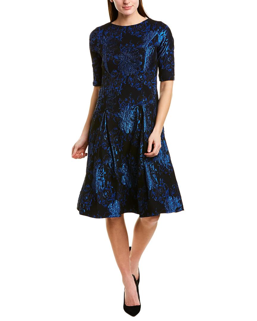 Teri Jon Synthetic By Rickie Freeman A-line Dress in Blue - Save 1% - Lyst