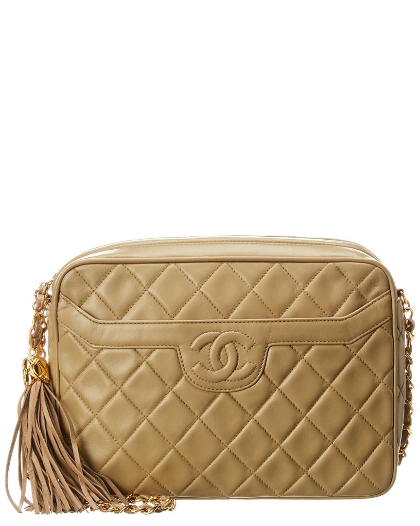 chanel camera bag beige