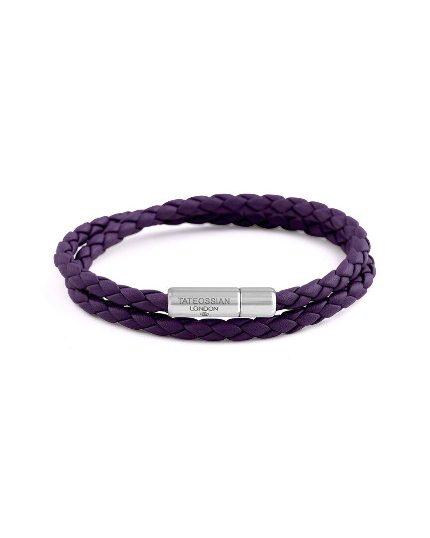 Pop Purple wrap bracelet with a skull Pop