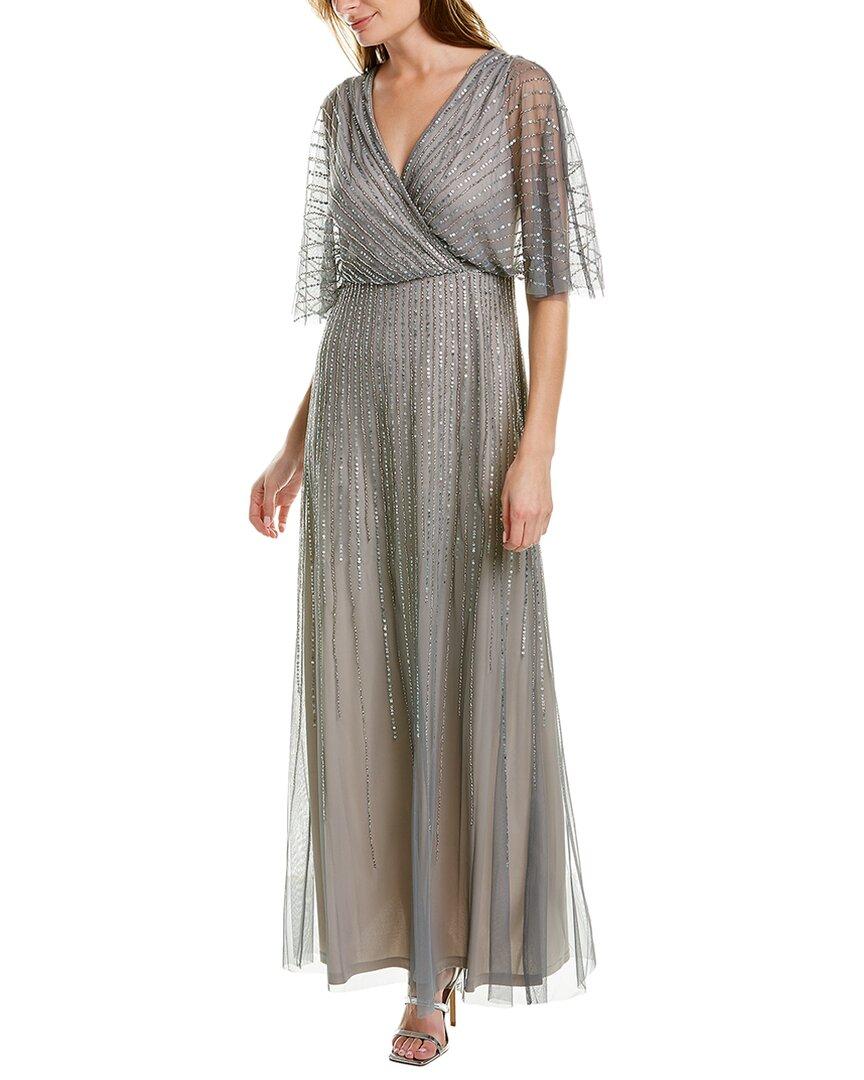 Adrianna papell pewter dress cheap