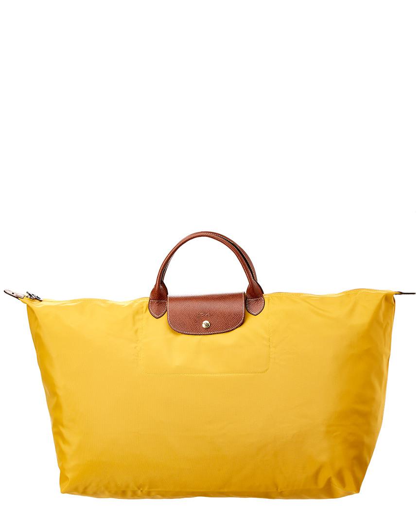Longchamp Le Pliage Xl Nylon Travel Tote in Yellow | Lyst