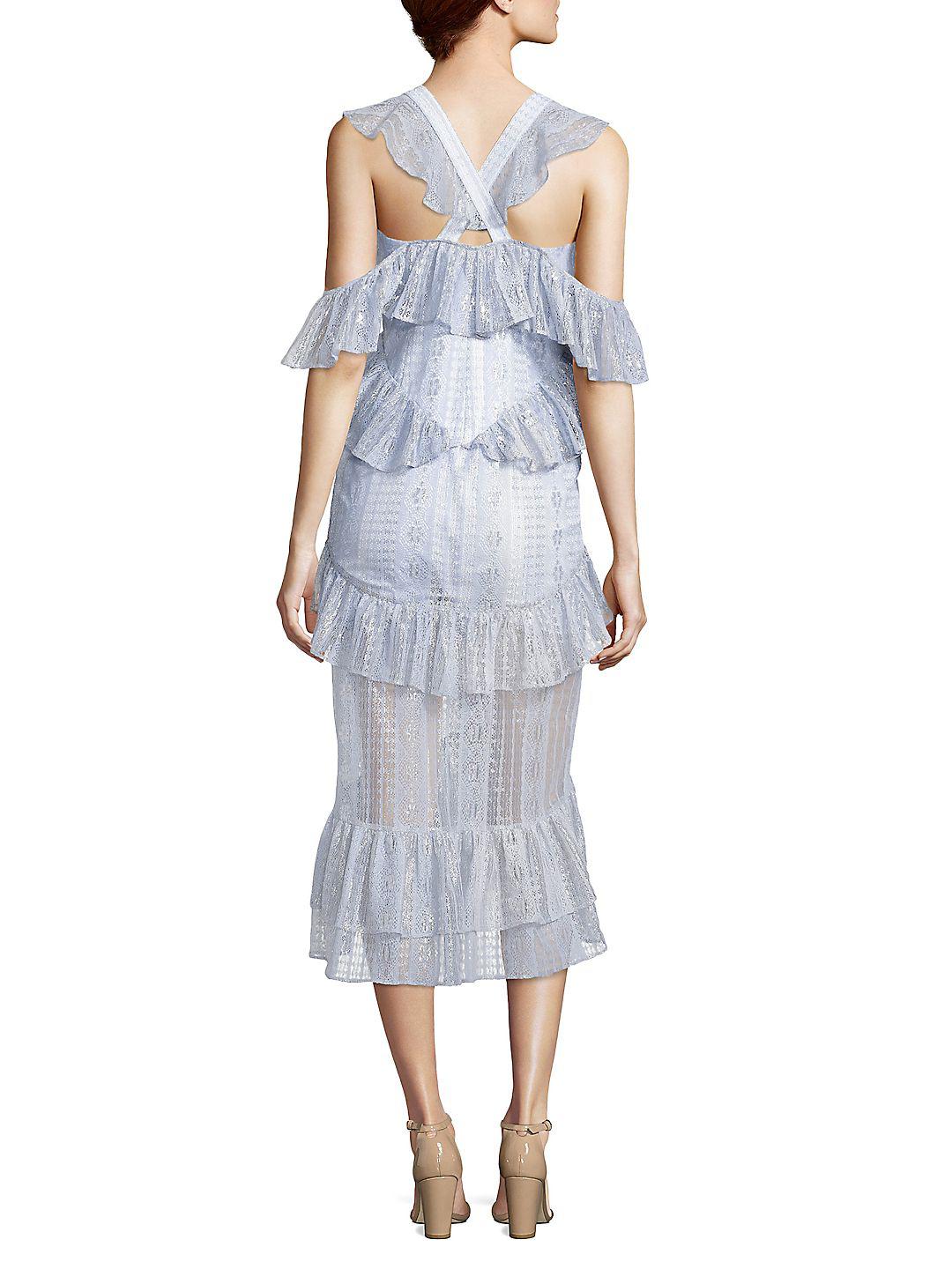 alice mccall blue lace dress