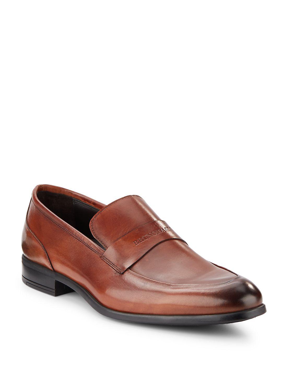bruno magli legacy leather loafers