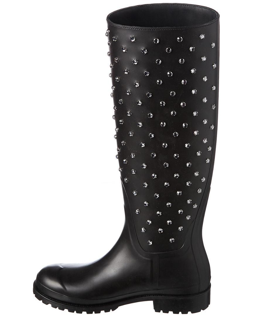 saint laurent festival rain boots