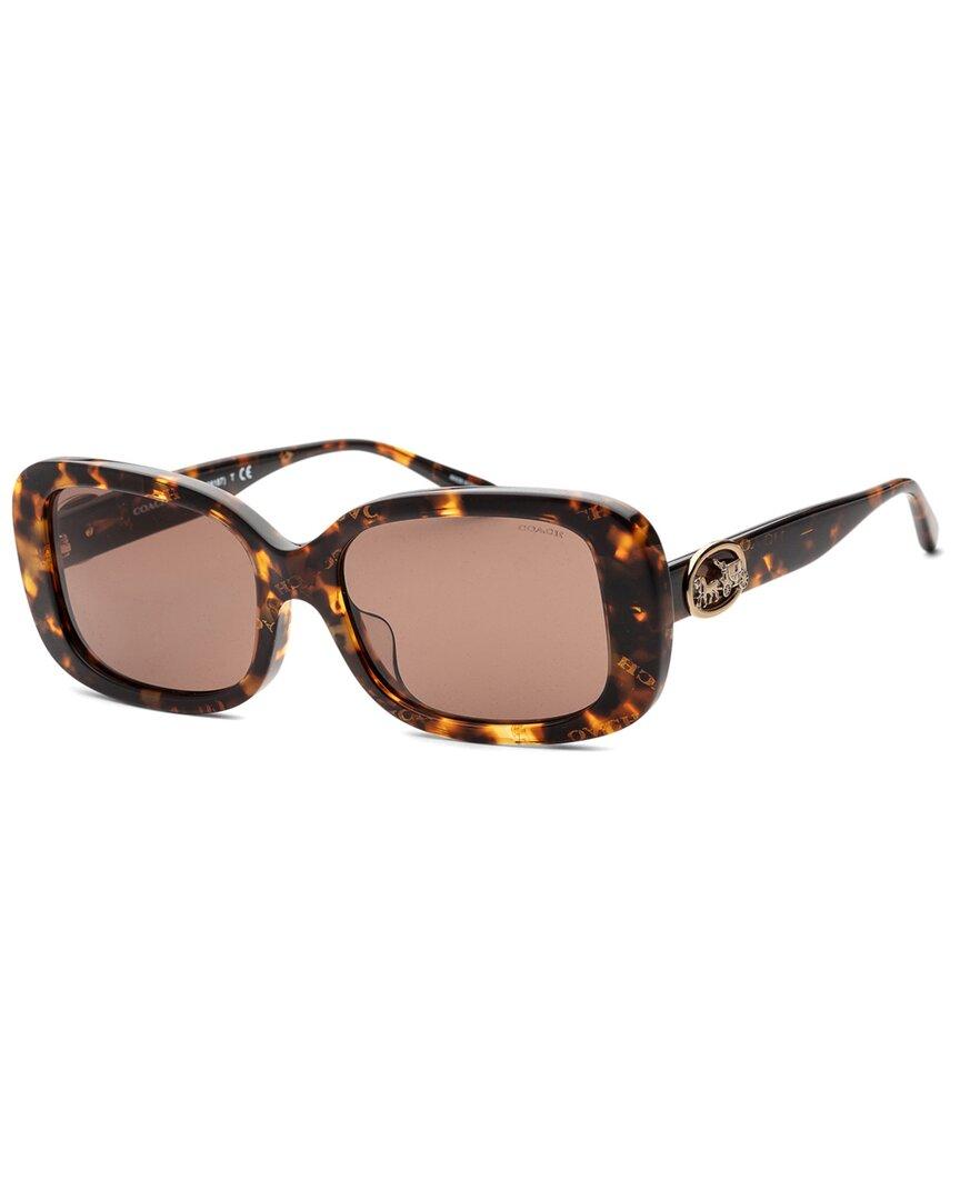 COACH Hc8329u 53mm Sunglasses in Brown | Lyst