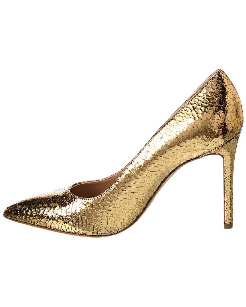 Michael Kors Gretel Runway Leather Pump in Metallic | Lyst