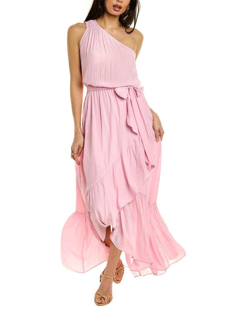 Ramy Brook Nicola Midi Dress in Pink | Lyst