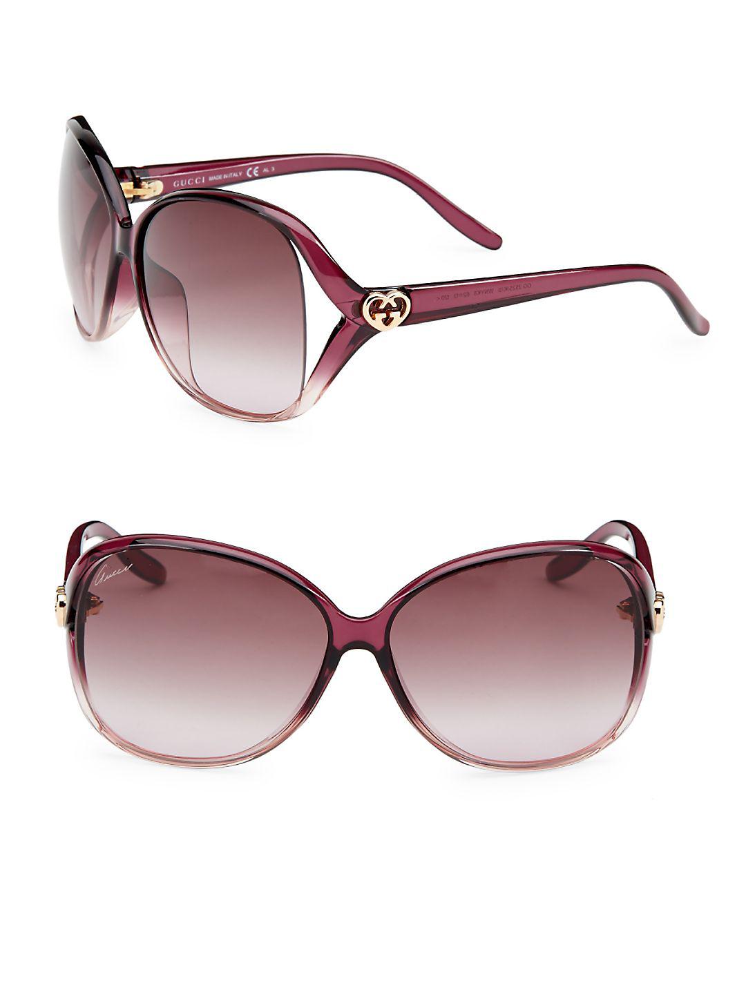gucci glasses purple