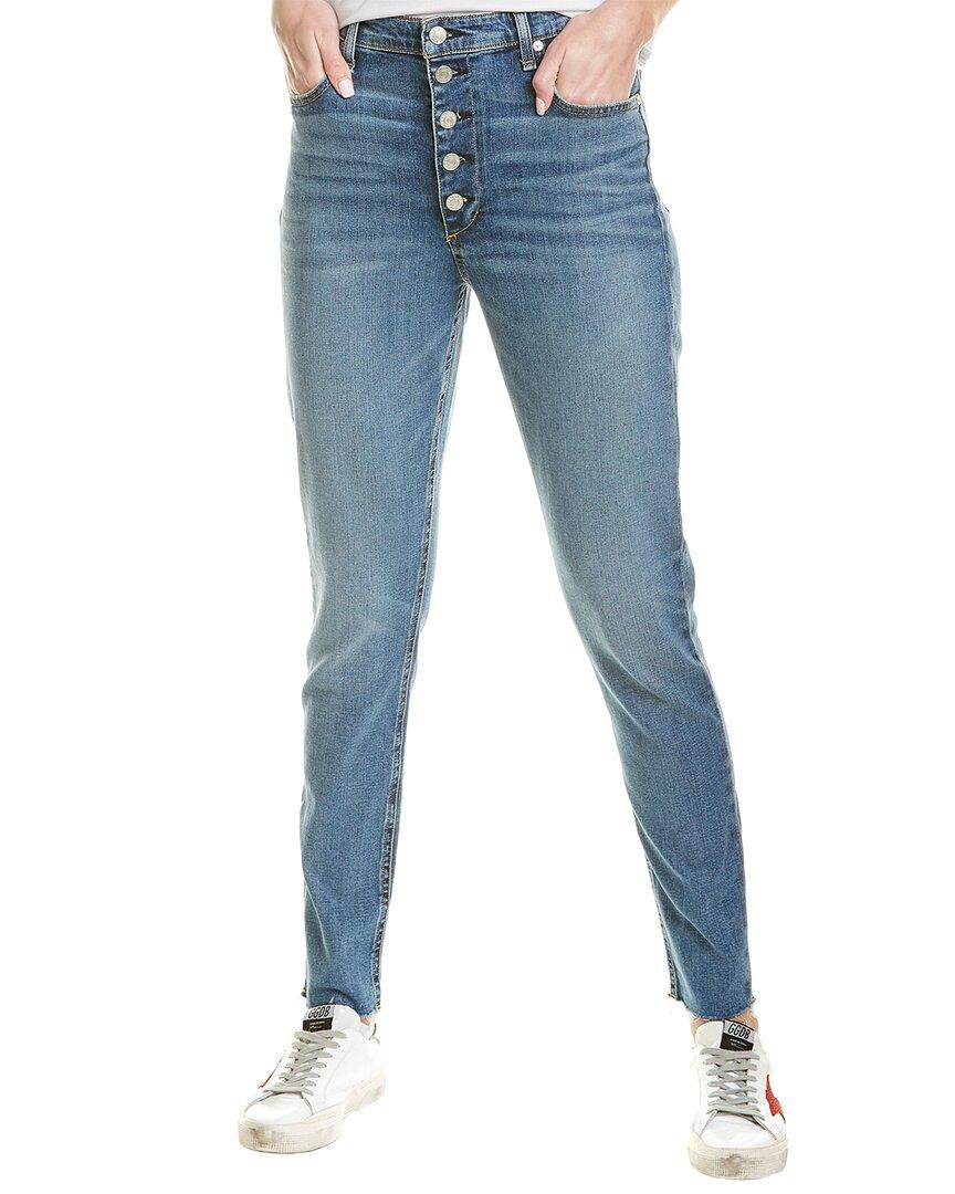 Rag & Bone Denim Nina High-rise Skinny Jeans W/ Button Fly in Blue - Lyst
