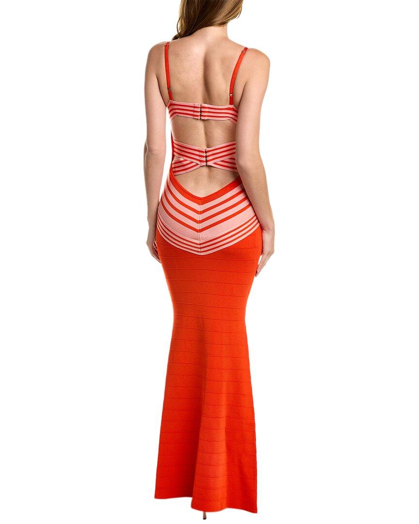 Elisabetta Franchi Maxi Dress in Red | Lyst
