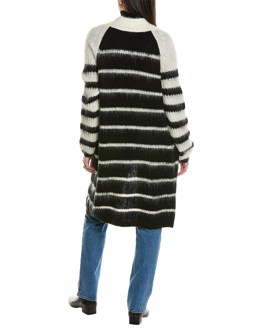 AllSaints Lou Alpaca Wool-Blend Cardigan in Black Lyst UK