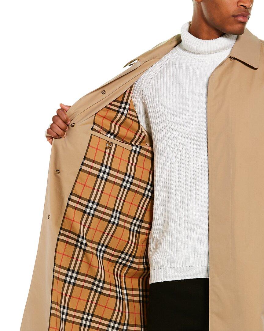 Burberry Cotton The Camden Car Coat in Brown for Men | Lyst