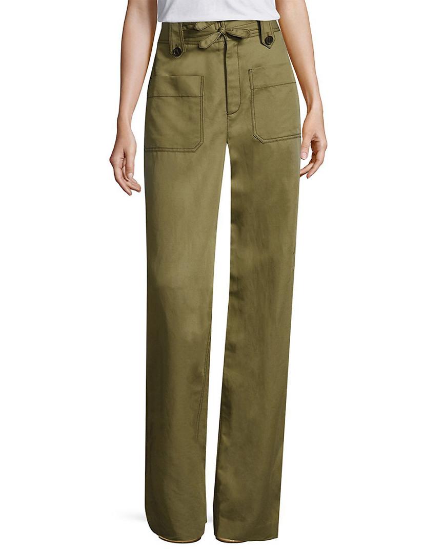 Rebecca Taylor Cotton High-rise Twill 
