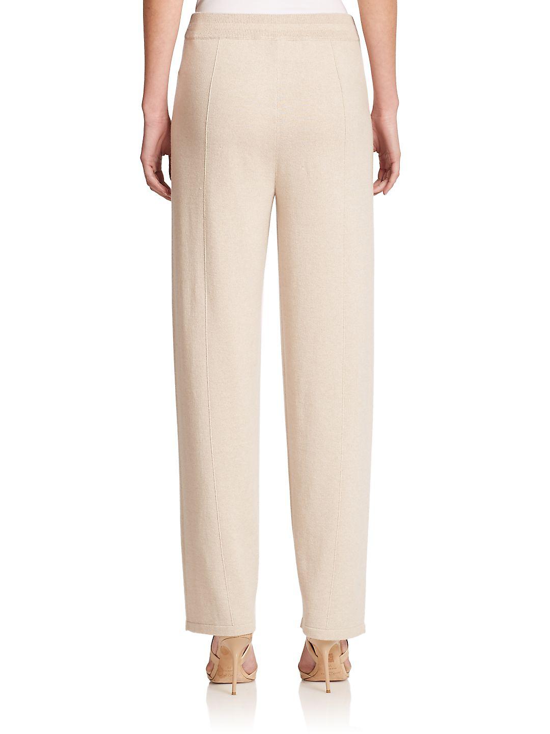 Beige Silk Pants for Women, Made in Canada, Espino Silk