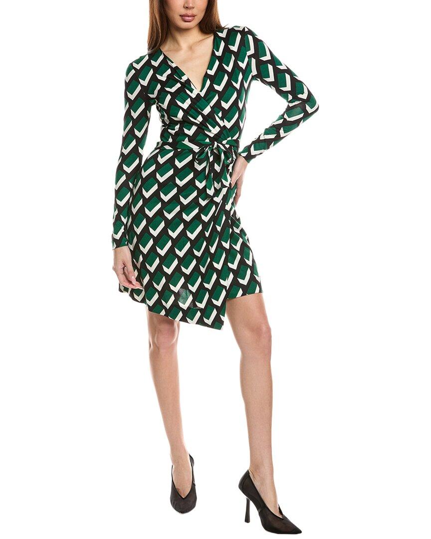 DIANE von FURSTENBERG シルクシースルー袖 ミニワンピース DIANE von FURSTENBERG - DIANE ダイアン・フォン・ファステン