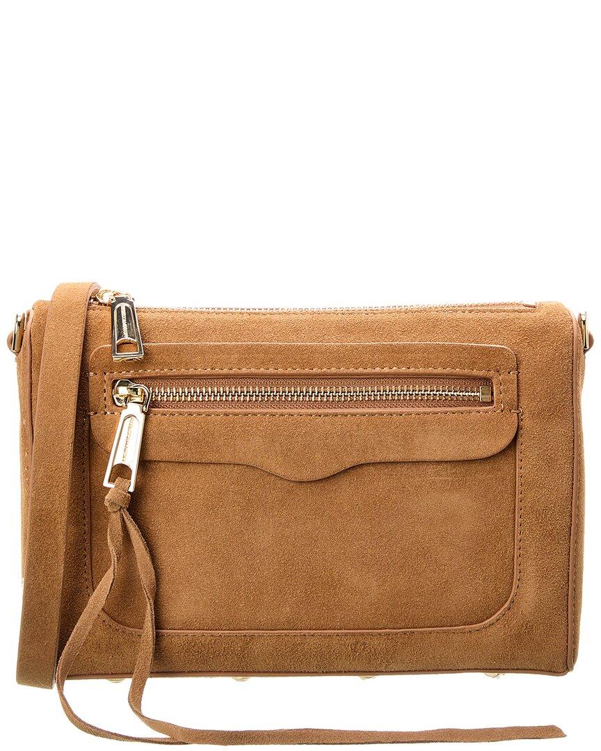 Rebecca Minkoff Avery Suede Crossbody in Brown Lyst UK