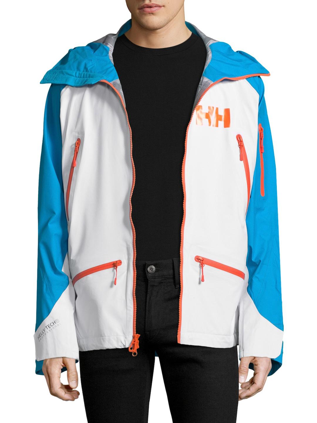 Helly Hansen Synthetic Ridge Shell Hooded Jacket in White for Men - Lyst