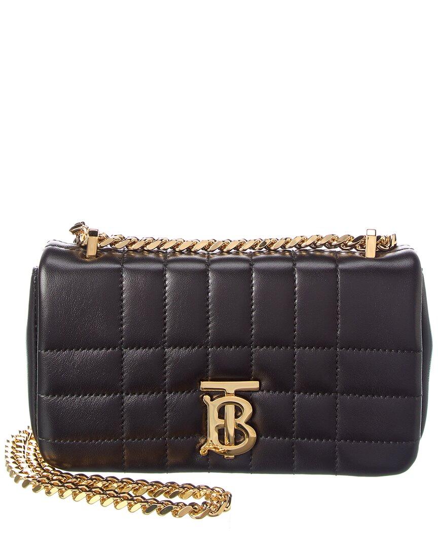 Burberry Lola Mini Leather Shoulder Bag in Black Lyst