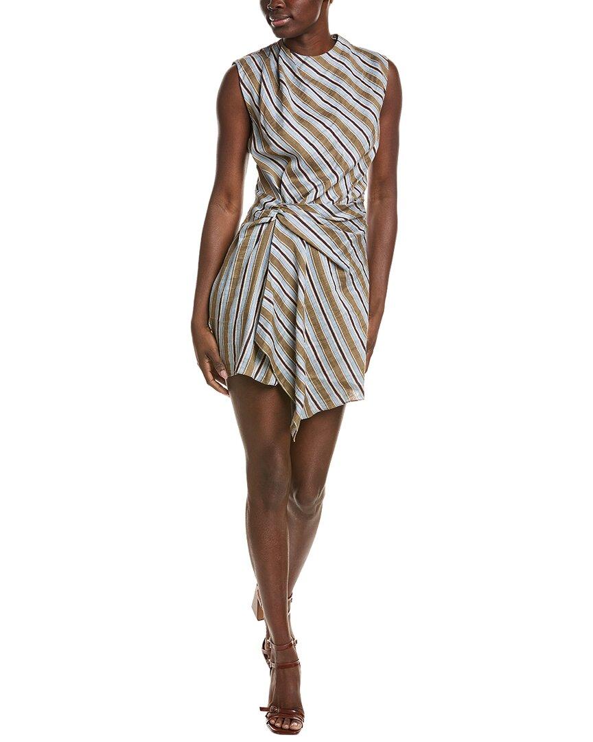 linen floral midi dress Breezy Elegance Linen-Blend Midi Dress L / French Vanilla main image 0
