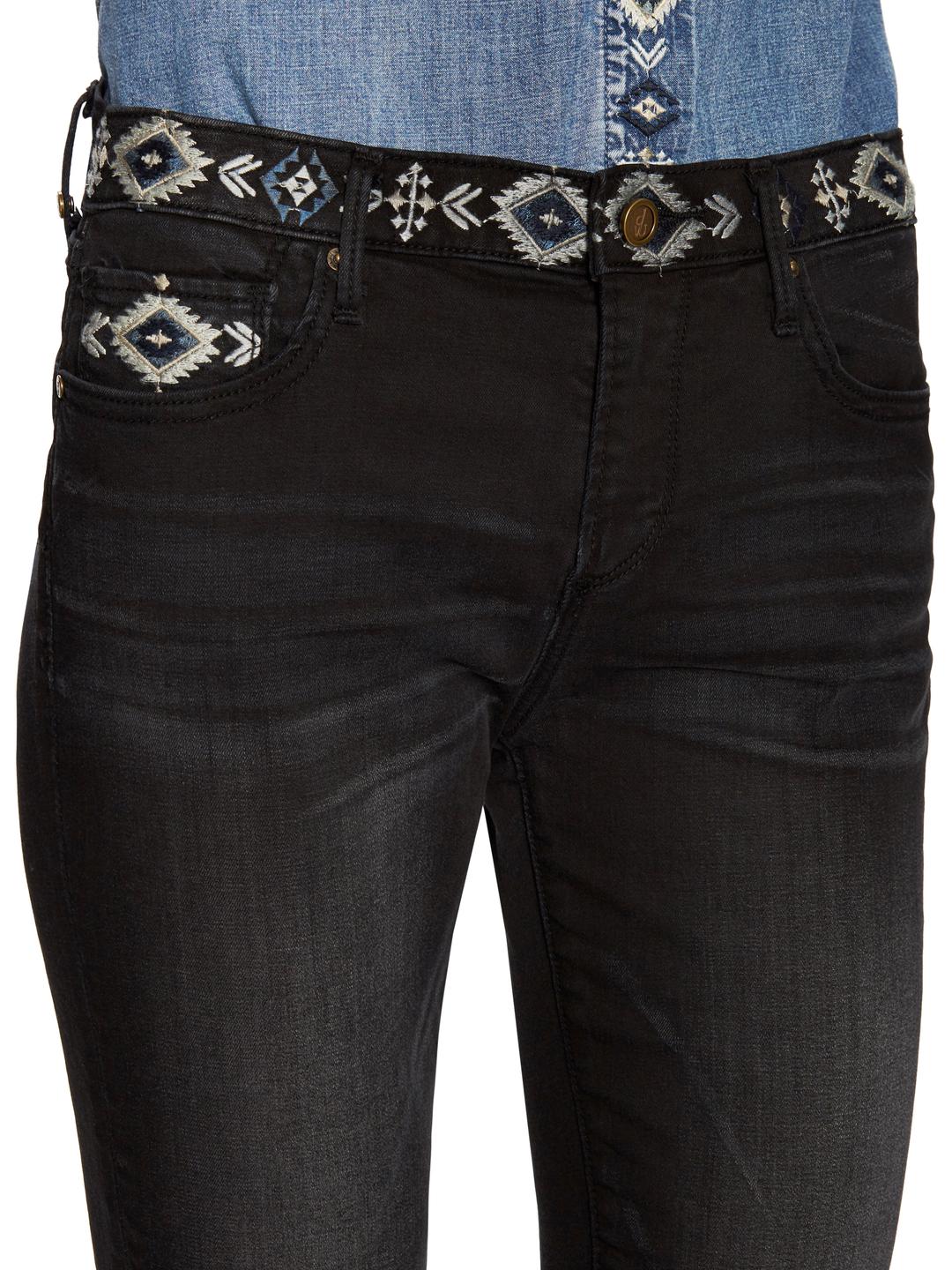 driftwood jackie embroidered skinny jeans