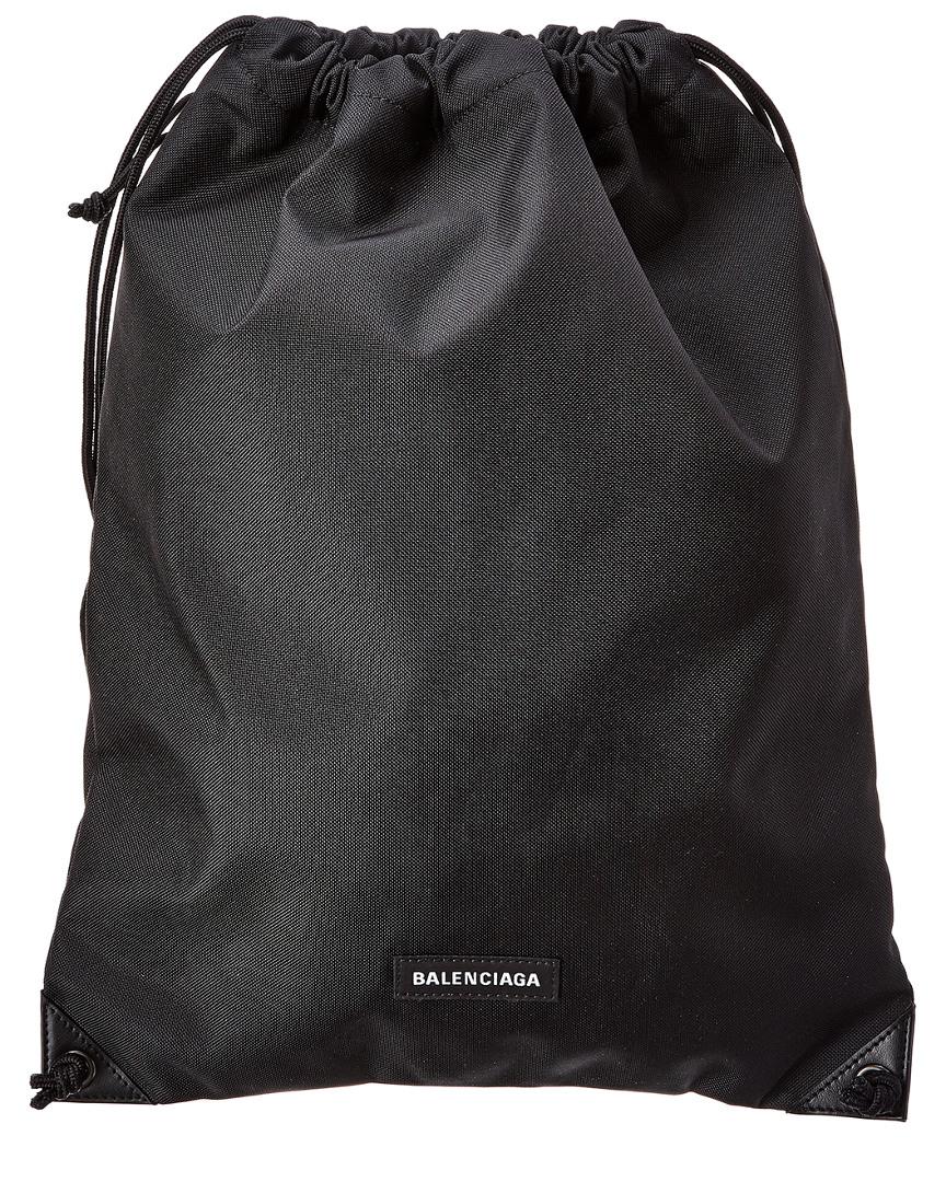 Balenciaga Explorer Drawstring Backpack in Black Lyst