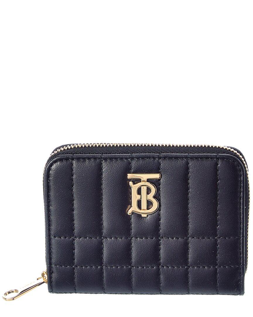 Burberry Lola Quilted Leather Coin Purse in Blue | Lyst