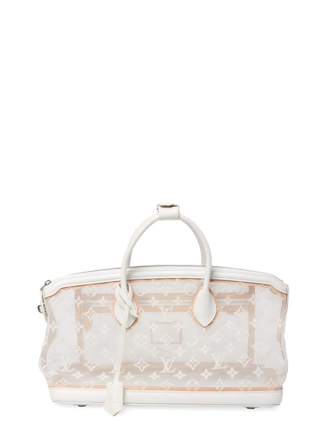 Louis Vuitton Leather Vintage Monogram Transparence Lockit Small in White - Lyst