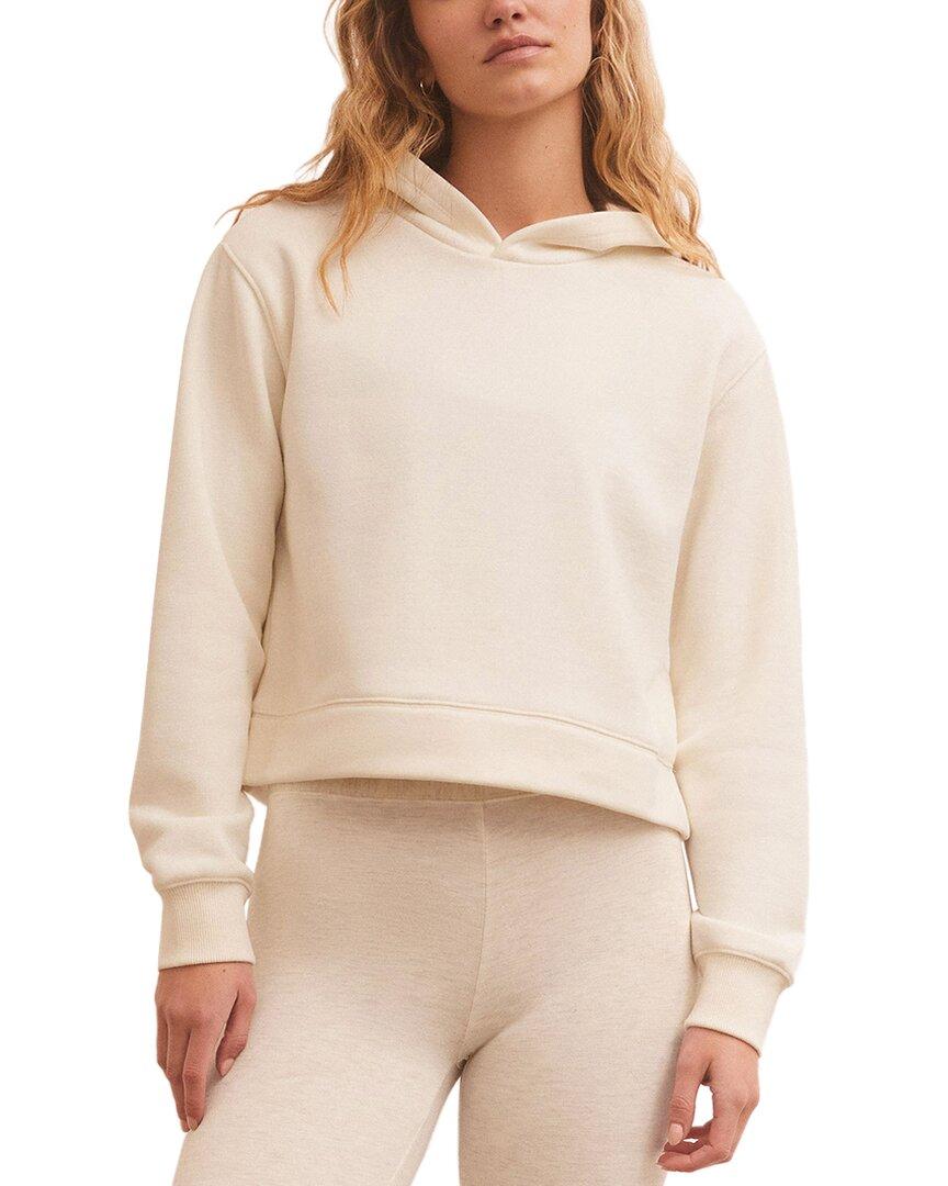 Z Supply Layered Up Hoodie in Natural Lyst