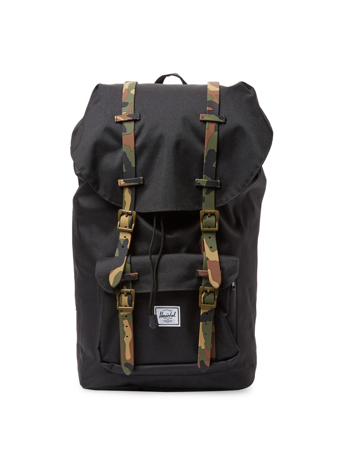 Herschel Supply Co. Camo Strap Backpack in Black for Men | Lyst