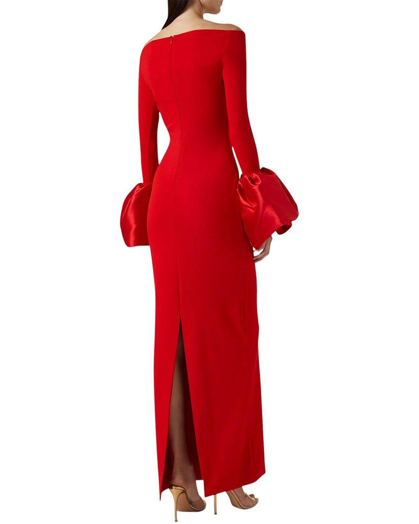 black long sleeve maxi dress amazon Adele Long Dress Mono Dot – SALONI
