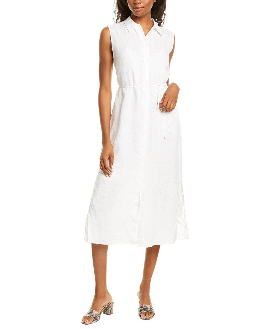 Theory Sleeveless Linen Shirtdress in 