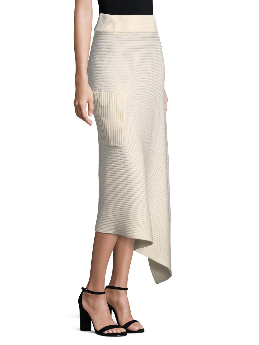 Ribbed wool skirt Clearance