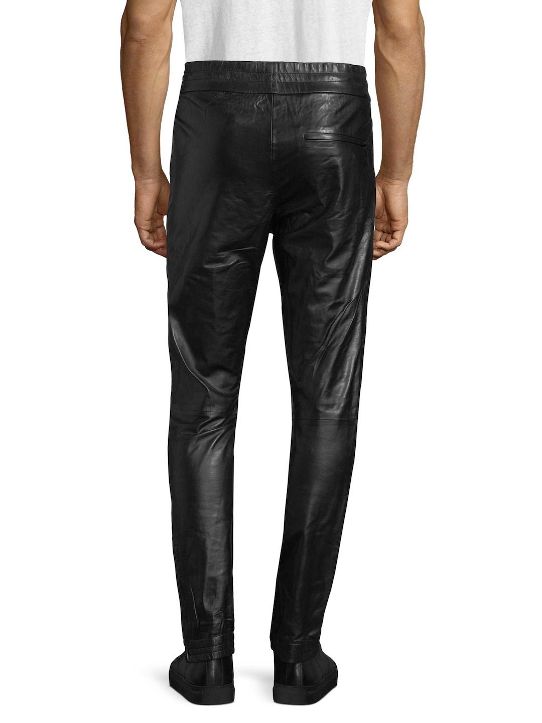 J.Lindeberg Broken Track Leather Pants 